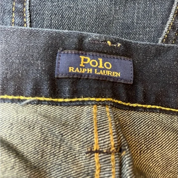 Polo Ralph Lauren The Thompson Relaxed men 36X32 Indigo blue jeans.